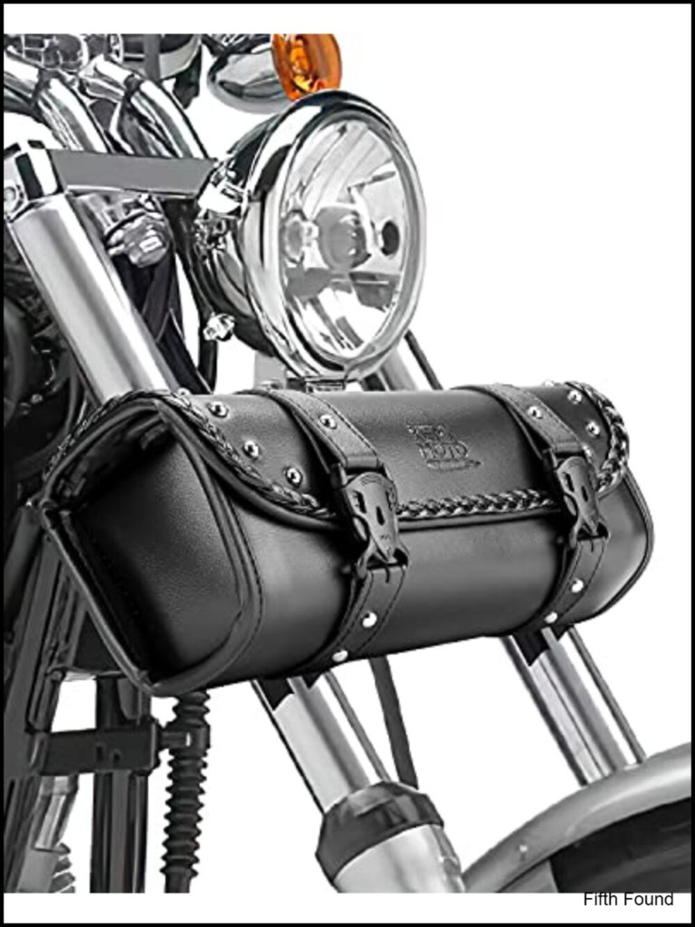 Motorcycle Fork Tool Bag PU Leather Universal